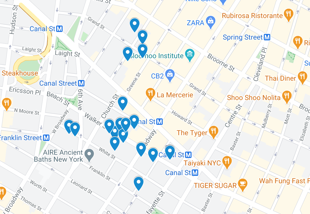 NYC Art Galleries Tribeca/Soho/West Village